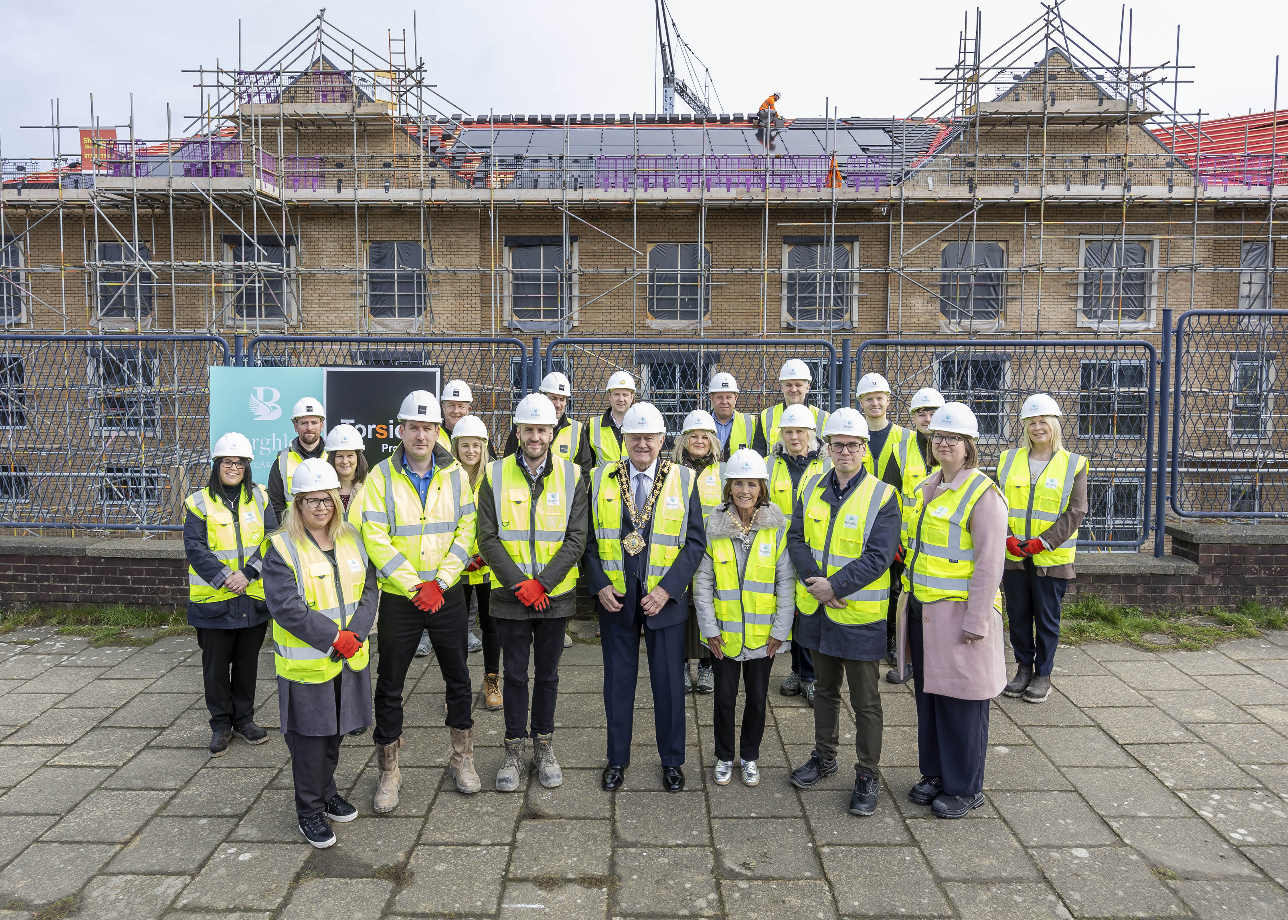 Crosslee Manor Care Home Reaches Topping Out Milestone in Hipperholme